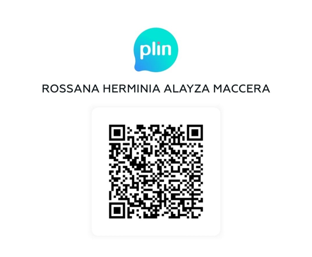 Código QR para apoyar la campaña de Rossana Alayza por Plin